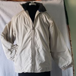 Fleece Lined Hidden Hood Spring Jacket